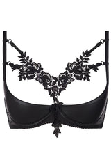 Axami 12040 Floral Open Cups Shelf Bra
