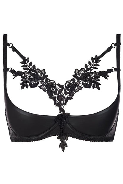 Axami 12040 Floral Open Cups Shelf Bra