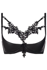 Axami Illusion Floral Open Cups Shelf Bra