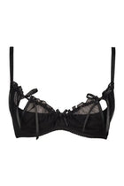 Charbon Quarter Cup Shelf Bra