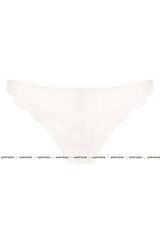 Sensuous Charlize Lace Thong in beautiful cream lace with floral pattern and breathable cotton crotch.