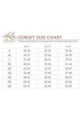 Daisy Corsets Cheetah Print Faux Leather Fringe Skirt
