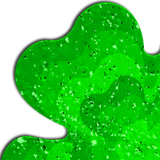 Pastease Four Leaf Clover Glitter Velvet Pumping Shamrock - Green