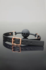 Coquette Pleasure Collection Ball Face Piece Accessory - Rose Gold-Rebel Romance