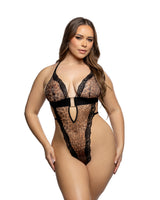 Roma Confidential Corporate Crush Leopard Mesh Teddy