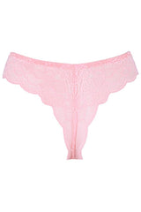 On the Clouds Lace Thong Panty BabyPink