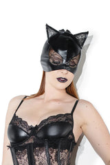 Coquette Feline Fine Mask Black