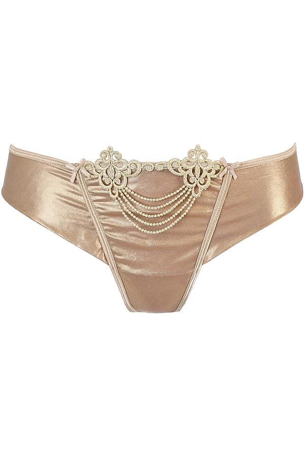 Mermaid G-String Gold Shimmer Brilliance