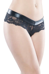 Coquette Queen Whip And Tease Panty Black