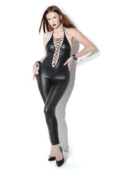 Coquette Ready Set Go Jumpsuit Black