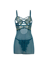 Oh la la Cheri Daphne Underwire Caged Cups Babydoll Set