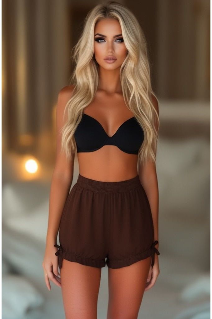 Daisy Corsets Dark Brown Crepe Bloomers