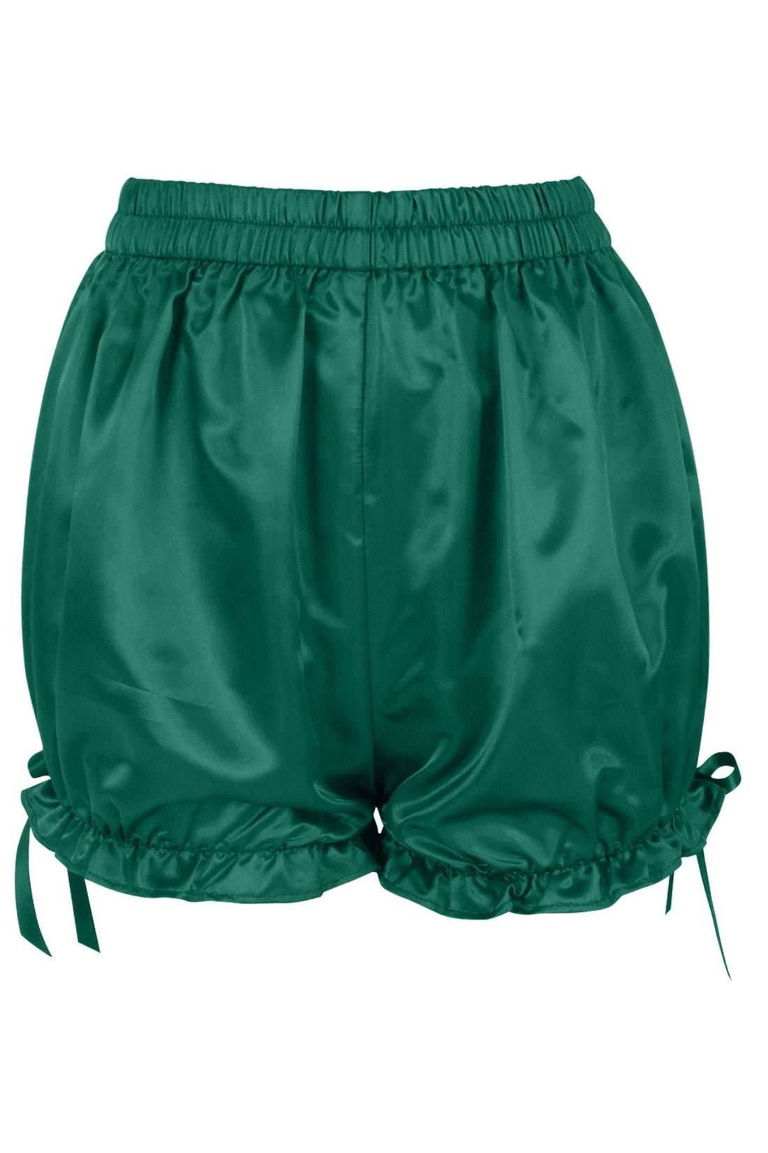 Daisy Corsets Dark Green Satin Bloomers