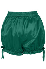 Daisy Corsets Dark Green Satin Bloomers