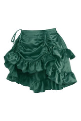 Daisy Corsets Satin Ruched Bustle Skirt