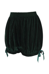 Daisy Corsets Dark Green Velvet Bloomers