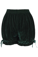 Daisy Corsets Dark Green Velvet Bloomers