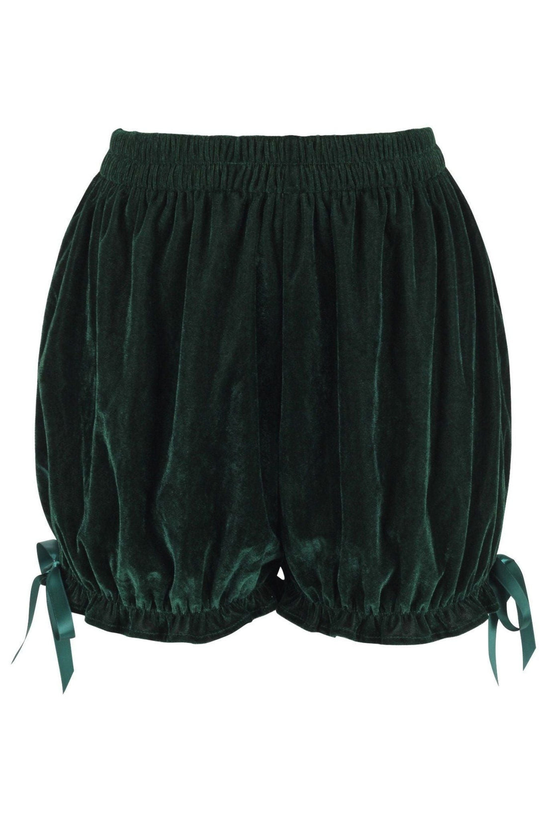 Daisy Corsets Dark Green Velvet Bloomers