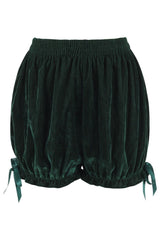 Daisy Corsets Dark Green Velvet Bloomers
