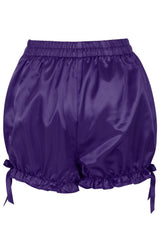Daisy Corsets Dark Purple Satin Bloomers