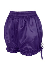Daisy Corsets Dark Purple Satin Bloomers