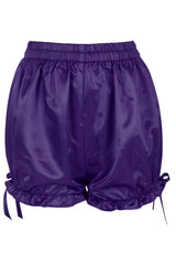 Daisy Corsets Dark Purple Satin Bloomers