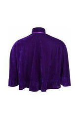 Daisy Corsets Velvet Ruffle Cape