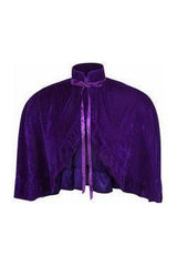 Daisy Corsets Velvet Ruffle Cape