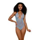 Dreamgirl Ashley Teddy - One Size - Arctic Blue