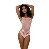 Dreamgirl Lola Teddy - One Size - Rose Quartz