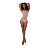 Dreamgirl Lola Teddy - One Size - Rose Quartz