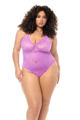 Mapale Dreamy Lace Teddy Bodysuit Romantic