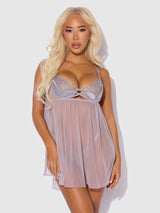 Eden Embroidered Lace Babydoll