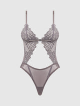 Eden Embroidered Lace Wirefree Teddy