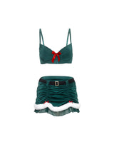 Elfina Christmas Bra & Skirt Set