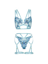 Emilia Bra Set Floral Embroidery