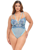 Emilia Teddy Floral Embroidery