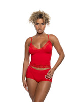 Roma Confidential Essentials Set Cami Modal Knit Red