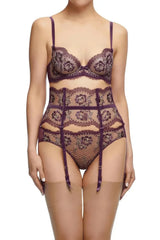 Dita Von Teese Evelina G-String Panty Aubergine