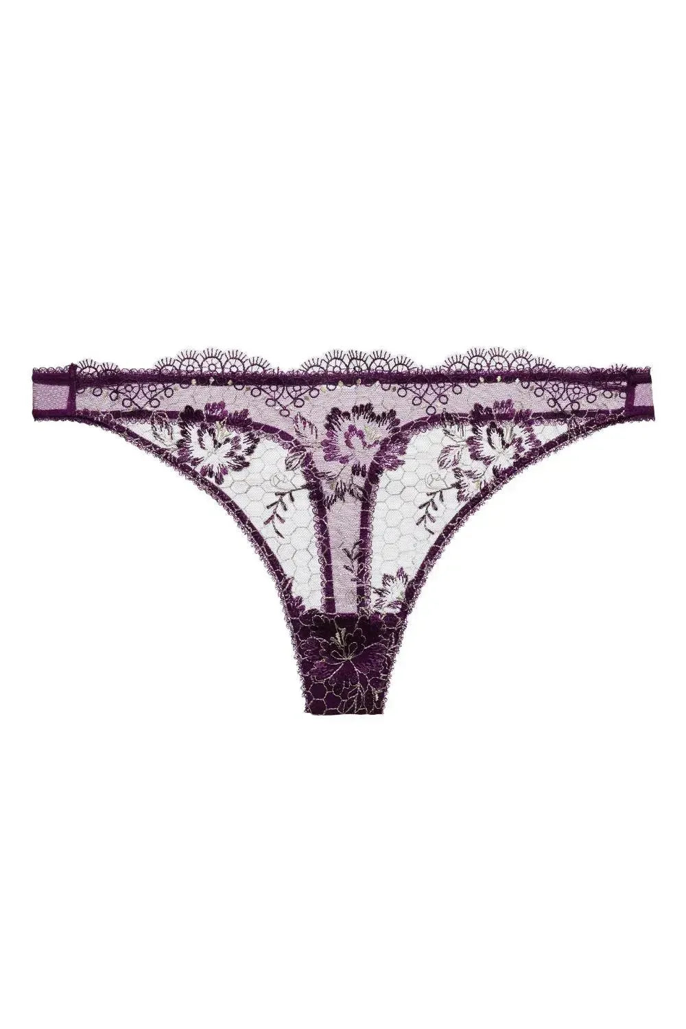 Dita Von Teese Evelina G-String Panty Aubergine