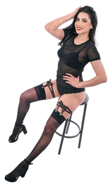 Sex & Mischief Laced Up Garters