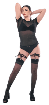 Sex & Mischief Laced Up Garters