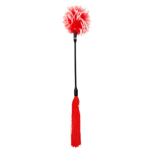Sex & Mischief Whip & Tickle - Red/White