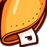Pastease Sweet Golden Fortune Cookie - Tan