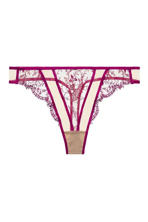 Dita Von Teese Femmoiselle Sheer G-String Panty Pomegranate