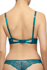 Dita Von Teese Fiamma Lace Unlined Bra Corsaire Blue