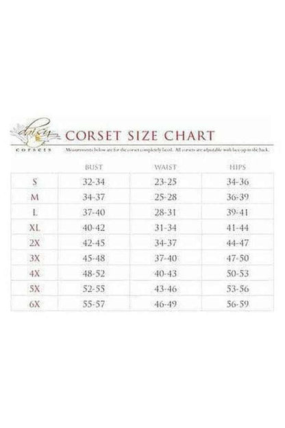 Fishnet & Faux Leather High Low Skirt - Daisy Corsets
