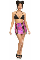 Daisy Corsets Holo Lace-Up Skirt