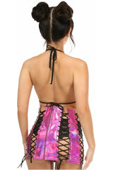 Daisy Corsets Holo Lace-Up Skirt