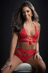 G World Candy Red Bra Set-Rebel Romance